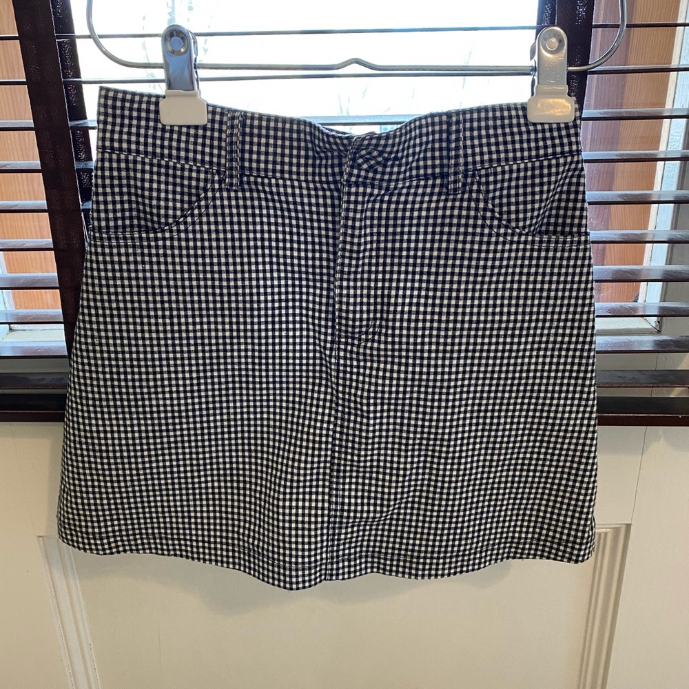 Gingham mini skirt from brandy Melville